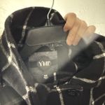 Ymi Coat NWT Y2k Dead Stock Womens Medium Plaid Wool Blend Fur Hood Jacket Photo 8