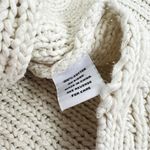 525 America Cable-Knit Mock Neck Pullover Sweater in Ivory | Size S Photo 9