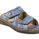 Hallux Fidelio Fabia Sandals GUC $223 Size 41 US 10/10.5 S3659 Blue Photo 0