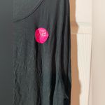 Justify new  Junior Plus Sz 2X black Shirt long Sleeve Blouse Photo 4