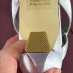 Dyeables  White Satin Strappy Heels New in Box Photo 12