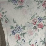 Bongo NWT y2k white  sheer floral top size small Photo 5