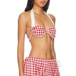 Milkwhite Bustier Top in Red Small New Womens Cropped Tank Bralette Photo 2