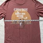 Women’s Cowboy Take Me Away Mauve Pink T Shirt Short Sleeve Size M Photo 3