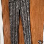 Paige  jeans snake print pants sz 26 Photo 8