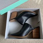 Abound Black and Tan Faux Leather Slip on Booties Photo 1