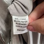 superdown NEW NWT  Gwen Long Sleeve Draped Neck Mini Dress In Silver Metallic Photo 7