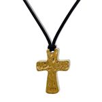 Five Forty Nine Gold Cross Necklace  Photo 0