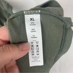 Halara  women's XL olive green bra cami crop new athletic unpadded Photo 5