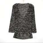 Vertigo Paris Vintage Grey Beaded Sweater Metallic Stone Embellished V Neck M Photo 2