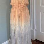 Lulus NWT Lulu’s Angelica blush multi maxi dress Grecian Sunset Size Small Photo 0