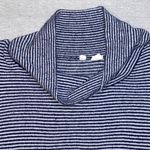 Anthropologie Moth  | Margate Pocket Pullover Navy & White Stripes | Small Photo 2