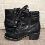 Madden Girl Black Paris Hush Combat Boots Size 7.5 Photo 3