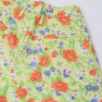 Vintage 90s Skoozi Yellow Floral Denim Shorts Size 25 Photo 7