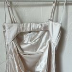 Hello Molly NWT  Champagne Satin Strapless Dress size 2 Photo 7