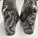 Pretty Little Thing  Black Snake High Point Ankle Boot Photo 5