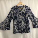 Rock & Republic Tie Dye Bell Sleeve Shirt Photo 0