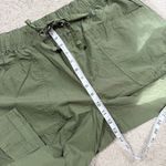 Aerie NWT  Women’s Avenue Baggy Cargo Pants Pull On Lightweight in Green Flame L Photo 14