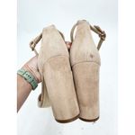Sam Edelman  Yancy Nude Suede Block Heels Ankle Strap 11 Photo 5