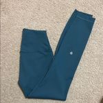 Lululemon  Wunder Train HR Tight 25” Sz4 Storm Teal or Green Jasper Photo 6