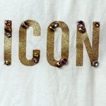 On Twelfth Colored Gems Icon  Blinged Out Tee Shirt White size S Photo 5