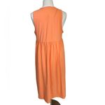 J.Crew Super Soft Sleeveless sherbet Orange midi Dress Photo 1
