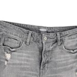 Old Navy O.G. High Waisted Distressed Denim Shorts Gray Photo 4