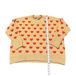 Vince Camuto NWT Womens L Sweater Camel Heart Valentines Day Love Cozy Photo 4