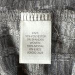 cj banks 3X-Large Sweater Long Sleeve Plaid Accent V-Neck Collared Stretch Gray Photo 5