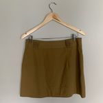 Milly  | Green Silk Blend Mini Skirt Studded | S Photo 4