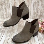 Rockport Danii Chelsea Bootie Stone Suede Ankle Boots Size 7 Photo 2