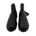 OluKai Hehi Waterproof Leather Chelsea Boots Black Blue Women 10 Slip On NWOB Photo 1