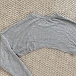 Alo Yoga Extreme Long Sleeve Top Womens S Dove Gray Heather Photo 7