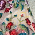 Carmen Marc Valvo  floral embroidered dress Photo 11