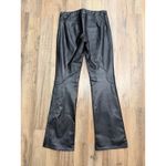 Theory 100% Leather Flare Pants Black Women's Size 2 Low Rise Bootcut Photo 1