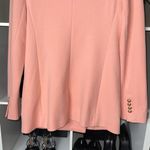 EXPRESS  Flannel Knit Oversized Double Breasted Blazer with Gold Novelty Buttons Photo 11