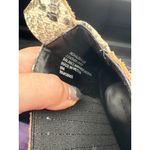 Nordstrom Women’s Size 8 Brown & Cream Snakeskin Ankle Boots Photo 4