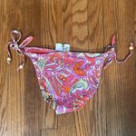 Jessica Simpson Flower Child String Tie-Side Bikini Bottoms Swimsuit Medium NWT Photo 3