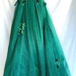 Sparkly Hunter Green Prom/ Quinceañera Dress Size 8 Photo 7