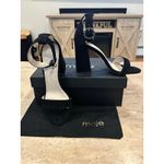 Maje NEW  Faria Strappy Pumps in Black Suede size 38 / 7.5 Photo 2