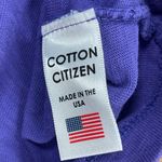 Cotton Citizen Tokyo Crop Long Sleeve Shirt - Purple - NWT Photo 4