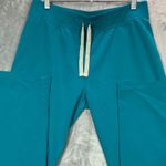 FIGS  Livingston Technical Collection Teal Scrub Pants Women's MT Tall Photo 2