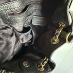 MICHAEL Michael Kors Black and Gold Shoulder Bag with Chain Detail Bucket Photo 15