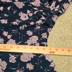 Tuckernuck Hyacinth House Navy & Blush Abstract Floral Rosalind Ruffle Midi Dress Sz L Photo 7