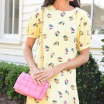 COMPANIA FANTASTICA ESTAMPADO NWT MEDIUM JUST PEACHY PINK AND ORANGE DRESS Pink Photo 0