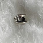 Cute 925 Coffee Mug Bracelet Chatm Purple Photo 2