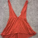 Urban Outfitters Rust Low V-neck Tank Top Photo 0