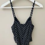 MICHAEL Michael Kors Polka Dot Jumpsuit Black/White Sz Small Black Photo 7