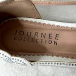 Journee Collection Journee Batavia Pinted Toe White Rhinestone Flats Photo 6