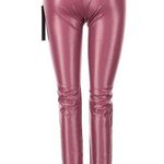 CARBON38 Metallic Dark Pink High Rise 7/8 Leggings Photo 1